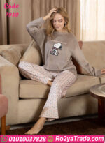 بيجامة سنوبي شتوي حريمي