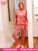بيجامة شتوي حريمي قطيفة