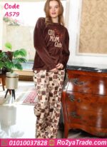 ترنج شتوي قطيفة نسائي