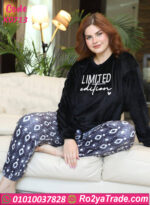 ترنج بيج سايز, ترنج قطيفة, شتوي حريمي, ملابس بيت بيج سايز, Homewear Plus Size, ترينجات مقاسات كبيرة, لبس بيت مريح, موضة الشتاء