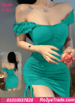 دريس صيفي قصير كتف مكشوف