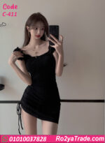 دريس صيفي قصير كتف مكشوف