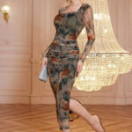 دريس صيفي طويل مشجر