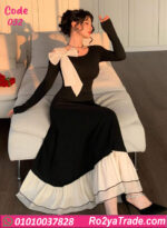 دريس صيفي طويل أسود