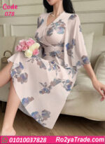 دريس صيفي طويل وردي