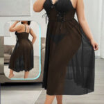 لانجري طويل دانتيل بيج سايز