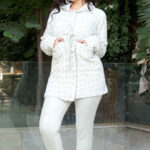 بيجامة شتوي حريمي قطعتين بقبعة