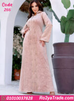 عباية بيتي شتوي حريمي بقبعة