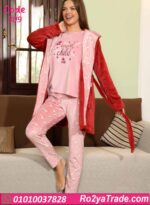 بيجامة شتوي حريمي بالروب