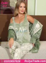 بيجامة شتوي حريمي بالروب