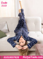 بيجامة شتوي قلوب حريمي