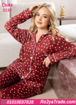 بيجامة شتوي قلوب حريمي