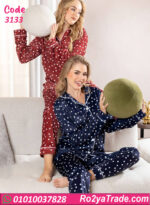 بيجامة شتوي قلوب حريمي