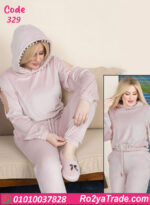 بيجامة شتوي حريمي قطعتين