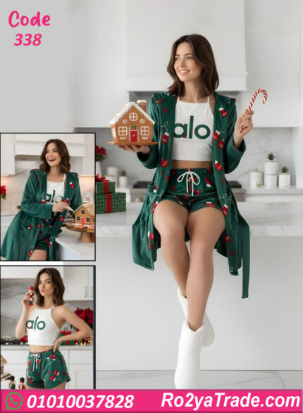 هوت شورت شتوي 3 قطع حريمي