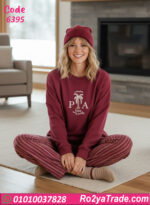 ⁦بيجامة شتوي حريمي – كود 6395⁩ - الصورة ⁦6⁩
