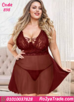 لانجري دانتيل قصير بيج سايز