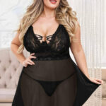 لانجري دانتيل قصير بيج سايز