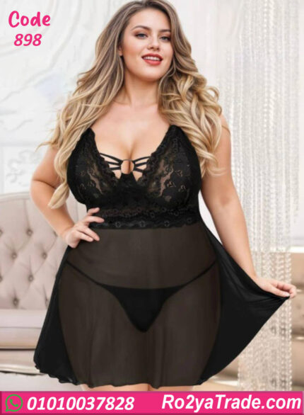 لانجري دانتيل قصير بيج سايز