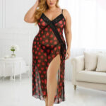 لانجري طويل قلوب بيج سايز