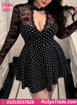 دريس صيفي قصير منقط