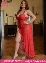 لانجري طويل أحمر