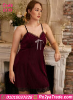 لانجري بليسيه دانتيل قصير