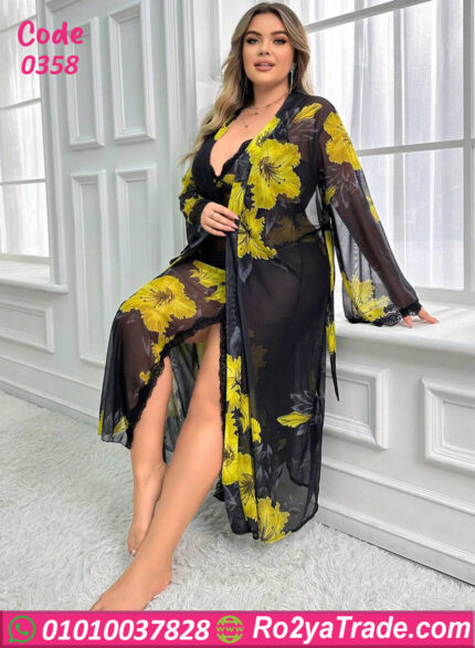 لانجيري مثير بيج سايز 3 قطع