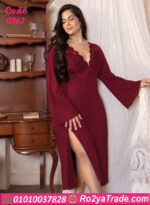 لانجيري طويل بيج سايز خمري