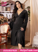 لانجيري طويل بيج سايز خمري