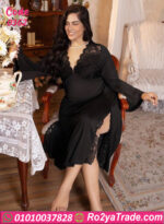 لانجيري طويل بيج سايز خمري