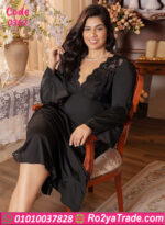 لانجيري طويل بيج سايز خمري