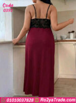 لانجري طويل بيج سايز دانتيل