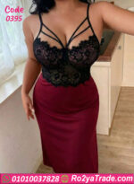 لانجري طويل بيج سايز دانتيل