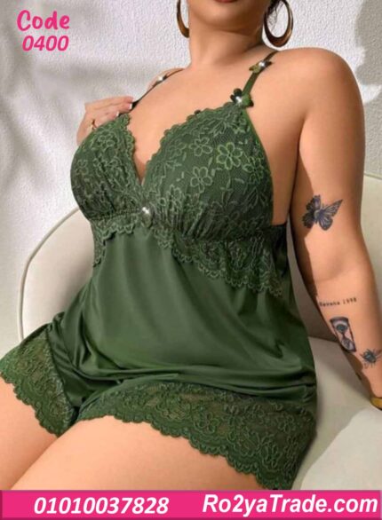 لانجري مثير بيج سايز قطعتين