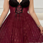 لانجري قصير دانتيل