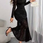 دريس صيفي طويل دانتيل