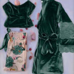 بيجامة حريمي شتوي 3 قطع