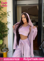 بيجامة شتوي حريمي 3 قطع