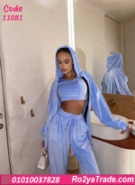 بيجامة شتوي حريمي 3 قطع