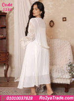 لانجري روب أبيض