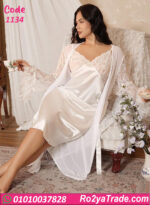 لانجري روب أبيض