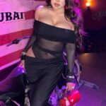 لانجري أسود أوف شولدر طويل