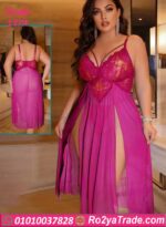 لانجري طويل بيج سايز شيفون