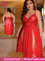 لانجري طويل بيج سايز شيفون