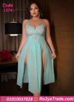 لانجري طويل بيج سايز شيفون