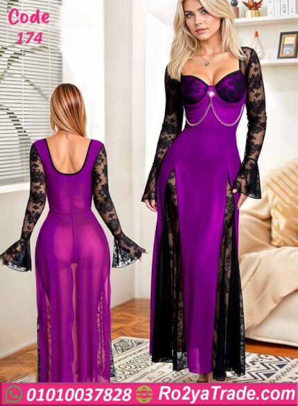 لانجري دانتيل طويل