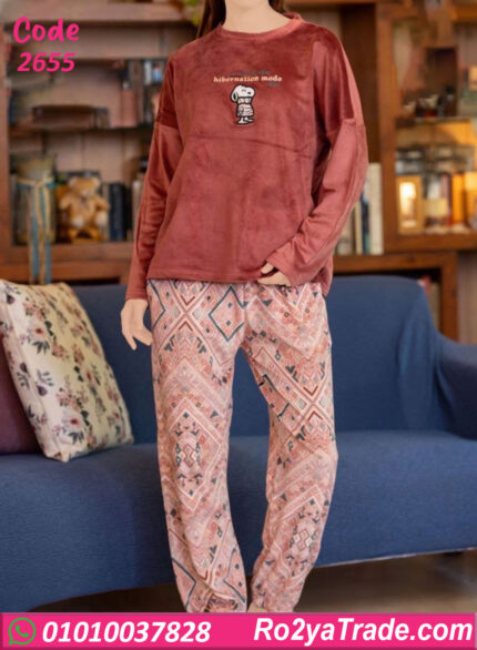بيجامة شتوي حريمي بيج سايز