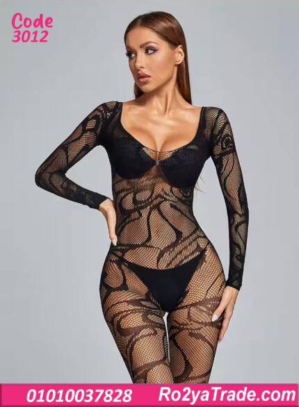 بودي شبك أسود مثير