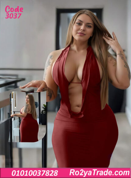 لانجري طويل مفتوح صدر